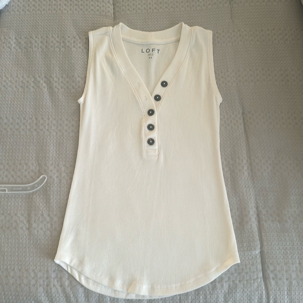 Loft Tank Top XS Cream